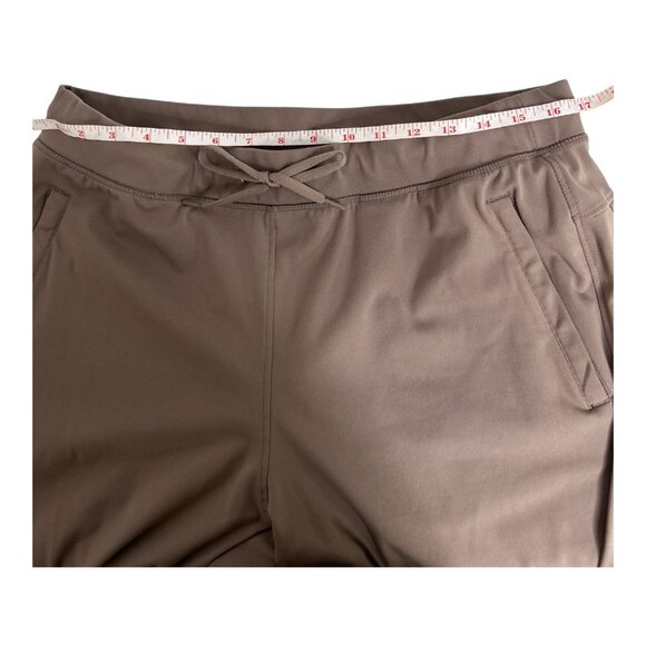 Yogalicious Lux Avenue Jogger Women's Size XL Butter Soft Taupe Zip Pockets - Picture 8 of 9